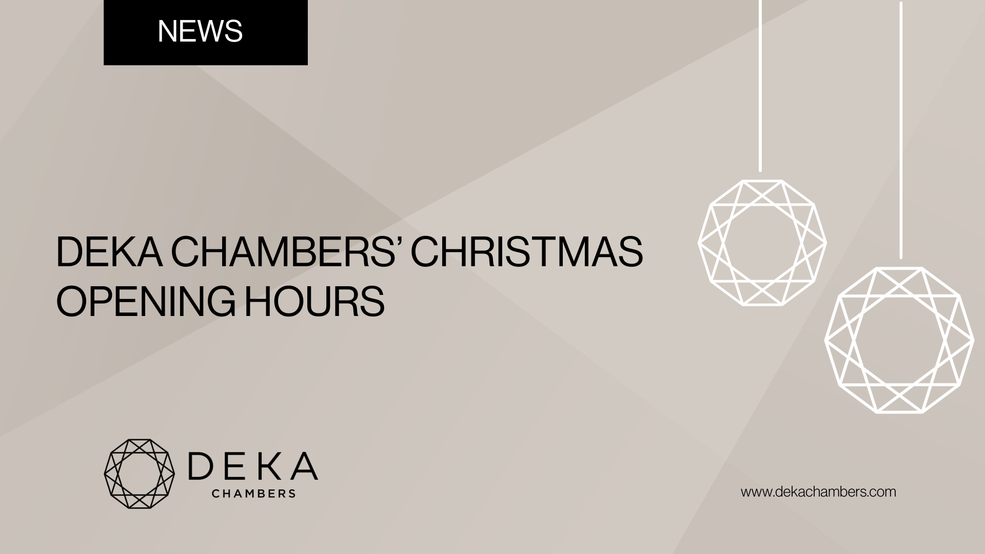 Deka Chambers' Christmas Opening Hours 2023 Deka Chambers