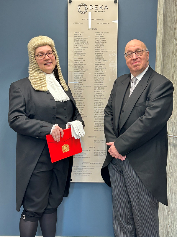 Deka Chambers celebrates Silks Day for Sarah Prager KC Deka Chambers